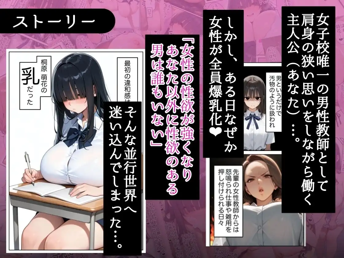 俺しか勃起できない世界 〜Kカップ爆乳陰キャ教え子生オナホ化計画〜 - サンプル2