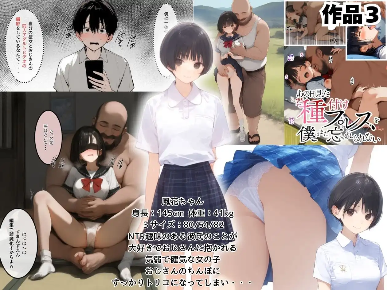 【総集編】透明感のある美少女4人をおじさんちんぽでずっぽずぽに大満喫しちゃうぞ!すぺしゃる!!全4作品 - サンプル7