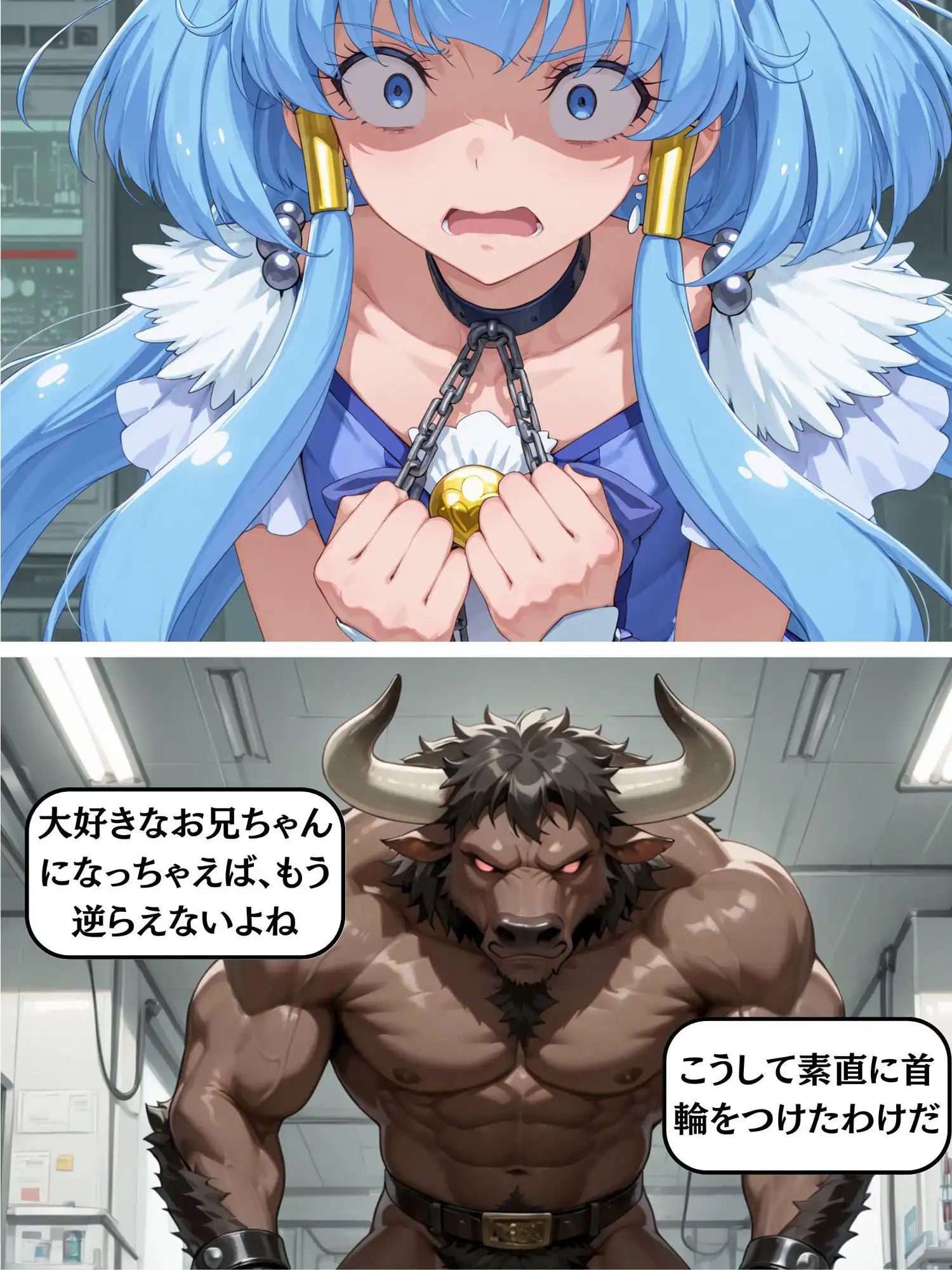 キュアビュ〇ティー vs ミノタウロス 敗北凌〇 - サンプル5
