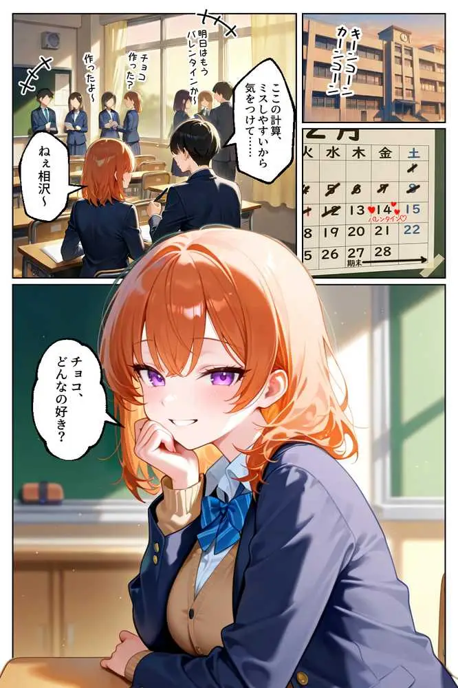 家出してきたクラスの人気ギャルが彼女になったらバレンタインに何度も中出しHさせてくれた話 - ページ02