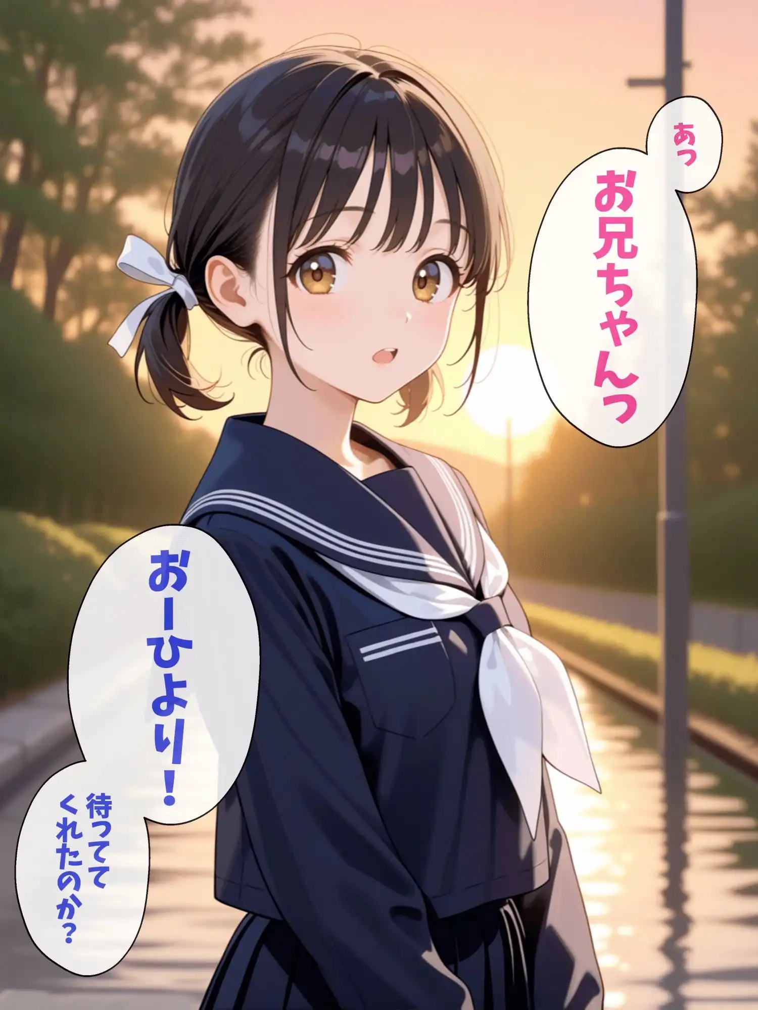 ブラコンの妹は恥ずかしがりながらもネコミミをつける - サンプル1