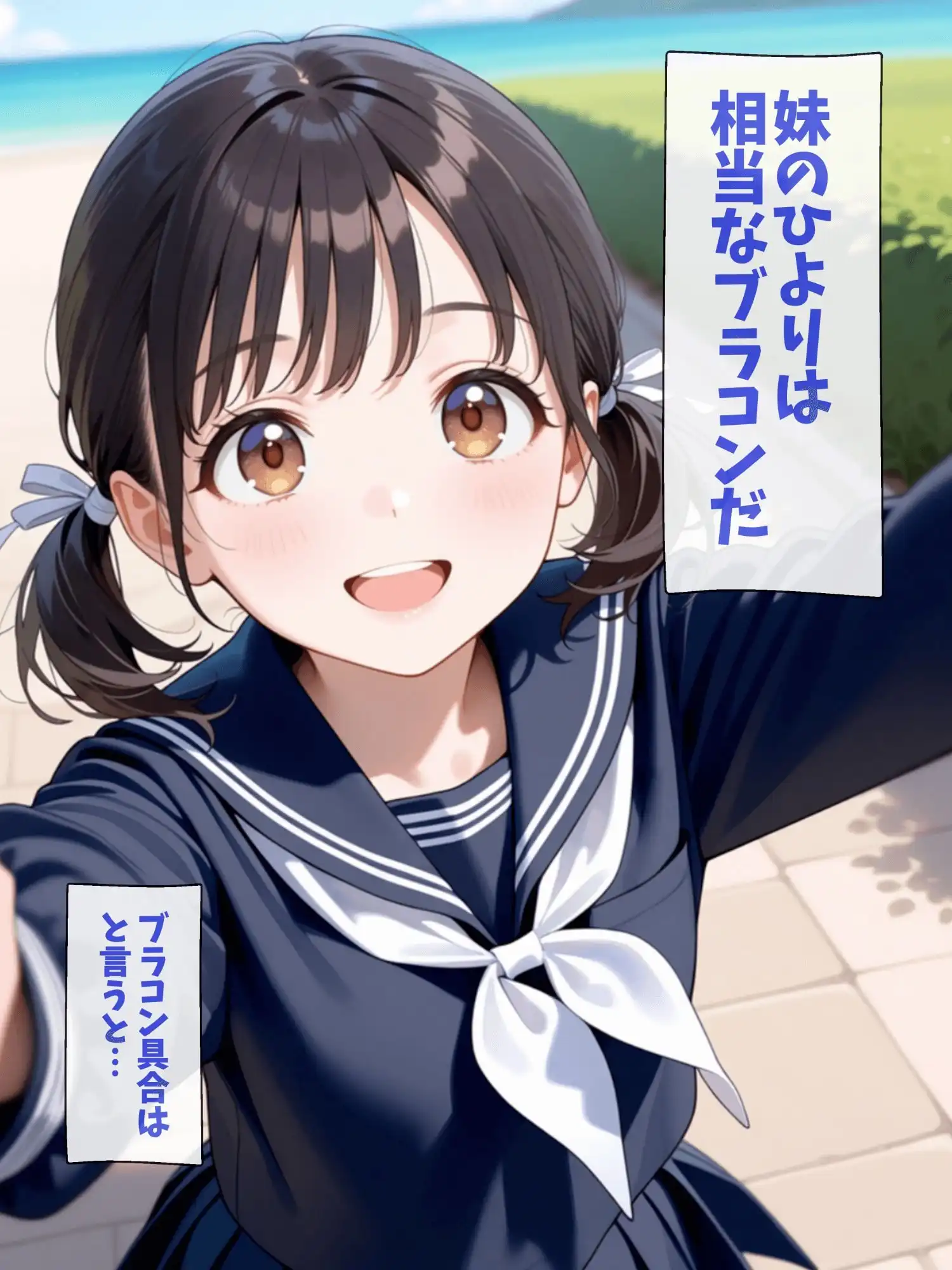 ブラコンの妹は恥ずかしがりながらもネコミミをつける - サンプル3