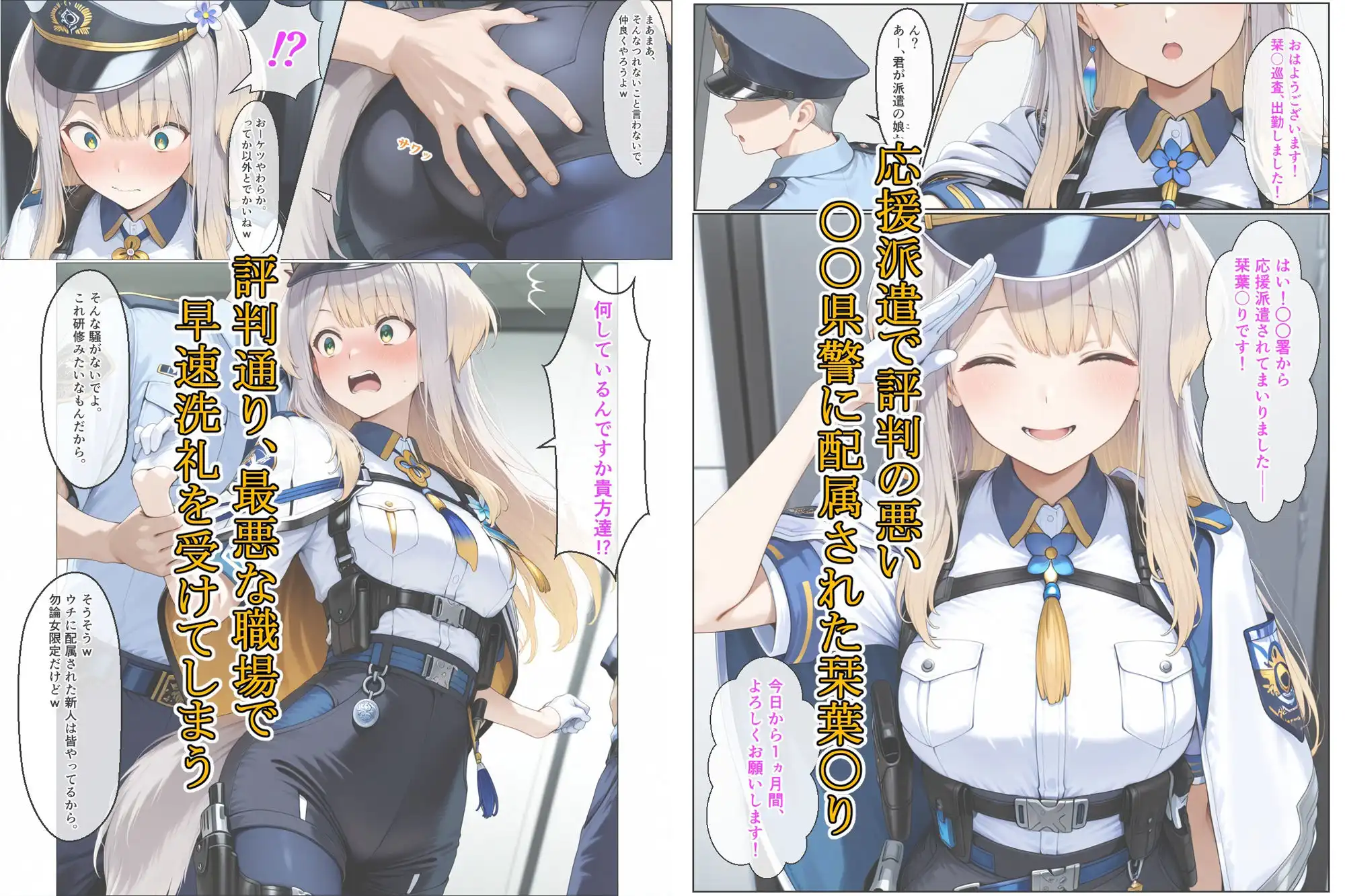 倫理観が終わってる警察署で公然と凌●される栞葉●り - サンプル1