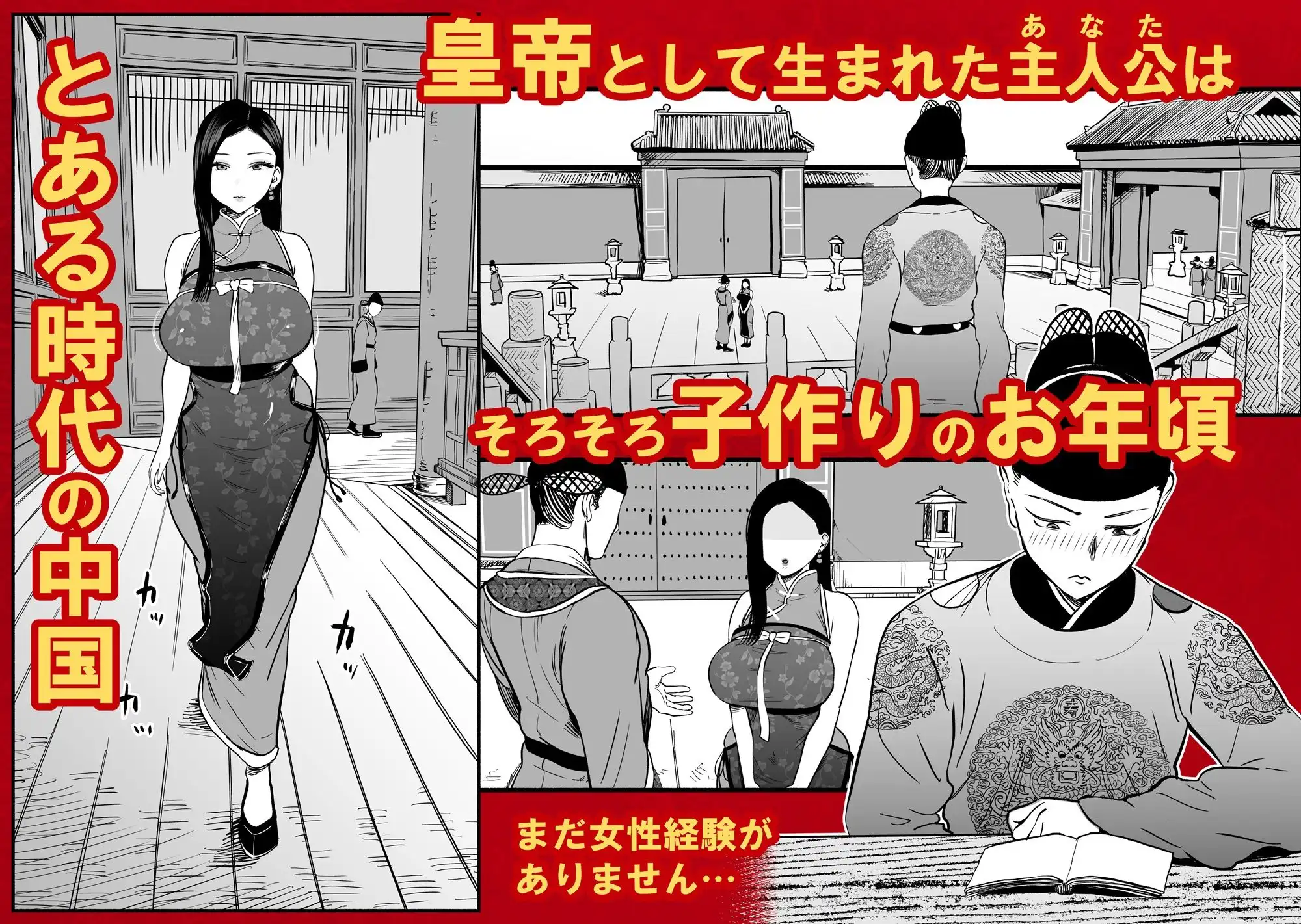皇帝の指南役 -クールな宮女の筆おろし子作り指導- - サンプル1