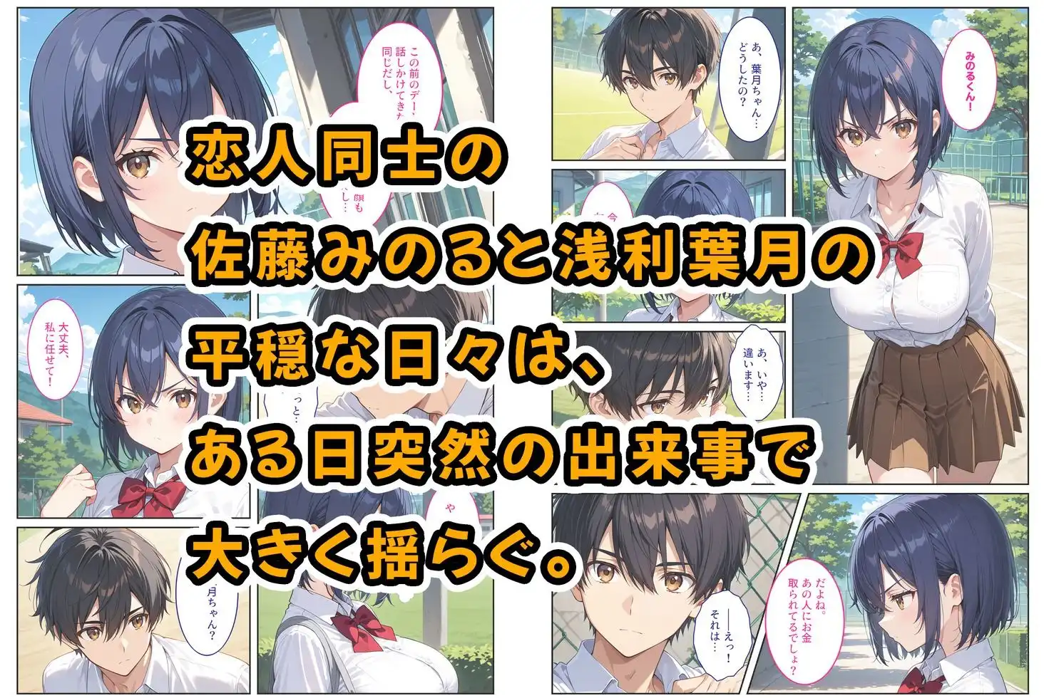 僕の爆乳彼女が絶倫ヤンキーに寝取られて性玩具にされる話 - サンプル1