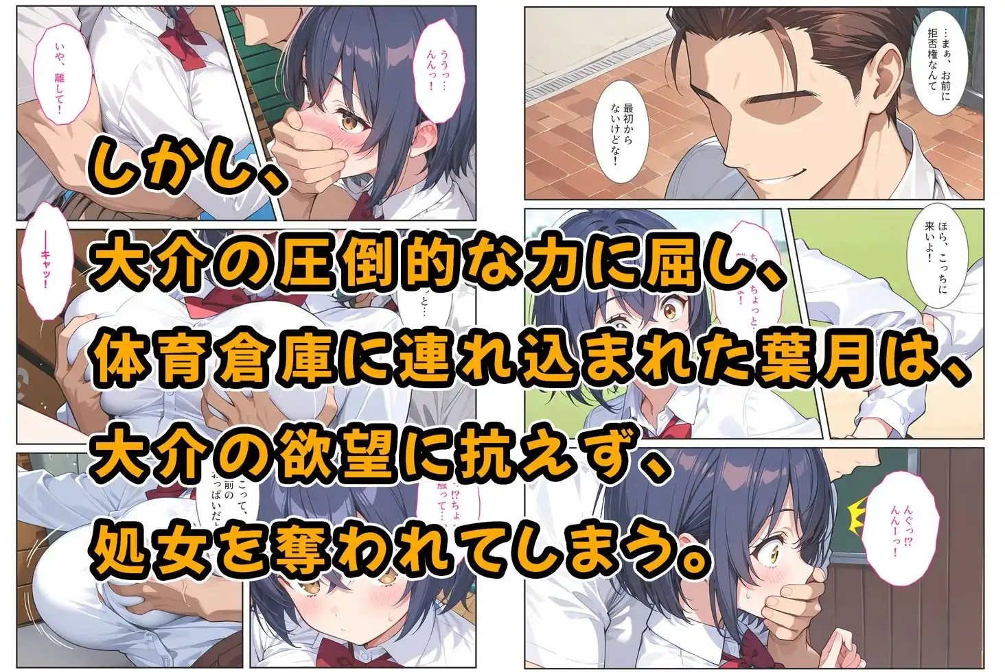 僕の爆乳彼女が絶倫ヤンキーに寝取られて性玩具にされる話 - サンプル4