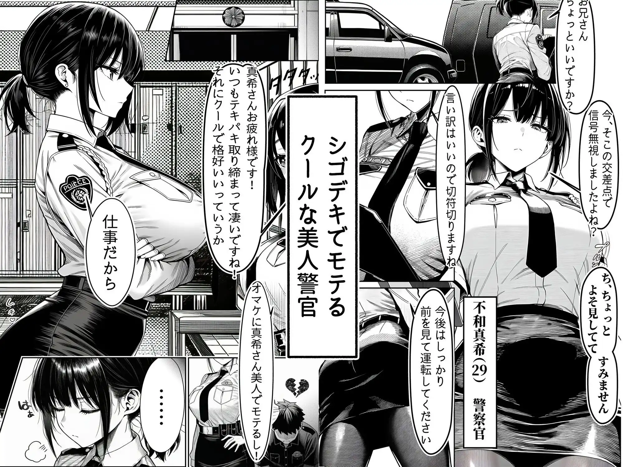 女性警察官(29歳)が、チンピラのチンポに逆取り調べをされて - サンプル1