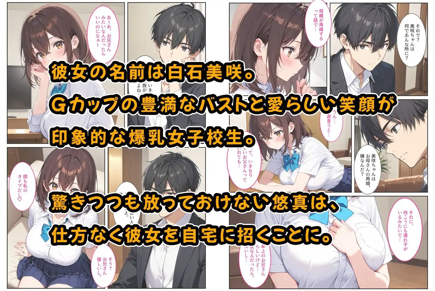 夜の公園で爆乳女子校生を拾ったら…