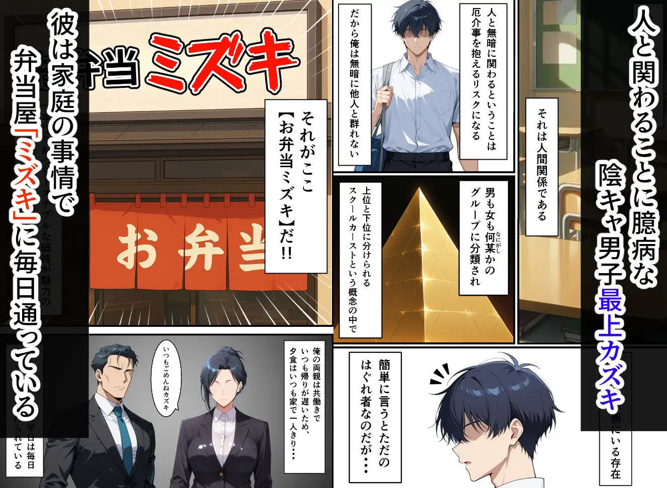 毎日通っている弁当屋の娘が同じクラスの黒ギャルだった話 - サンプル1