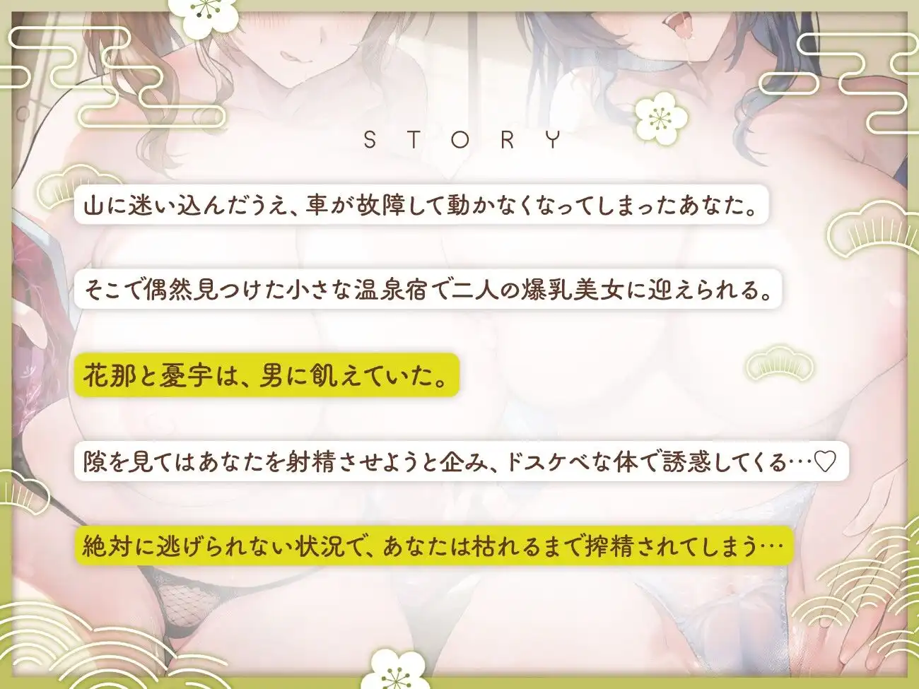 宿屋のドスケベお姉さん×2に夜○いされて搾精される夜 - サンプル3