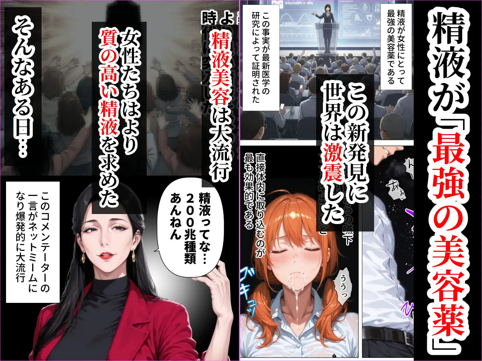 【精液が最強の美容薬の世界】 SSSレア精液で人生逆転!むちむち人妻女医の特別検診 - サンプル2