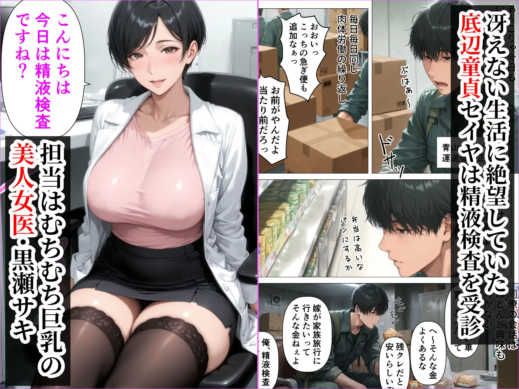 【精液が最強の美容薬の世界】 SSSレア精液で人生逆転!むちむち人妻女医の特別検診 - サンプル3