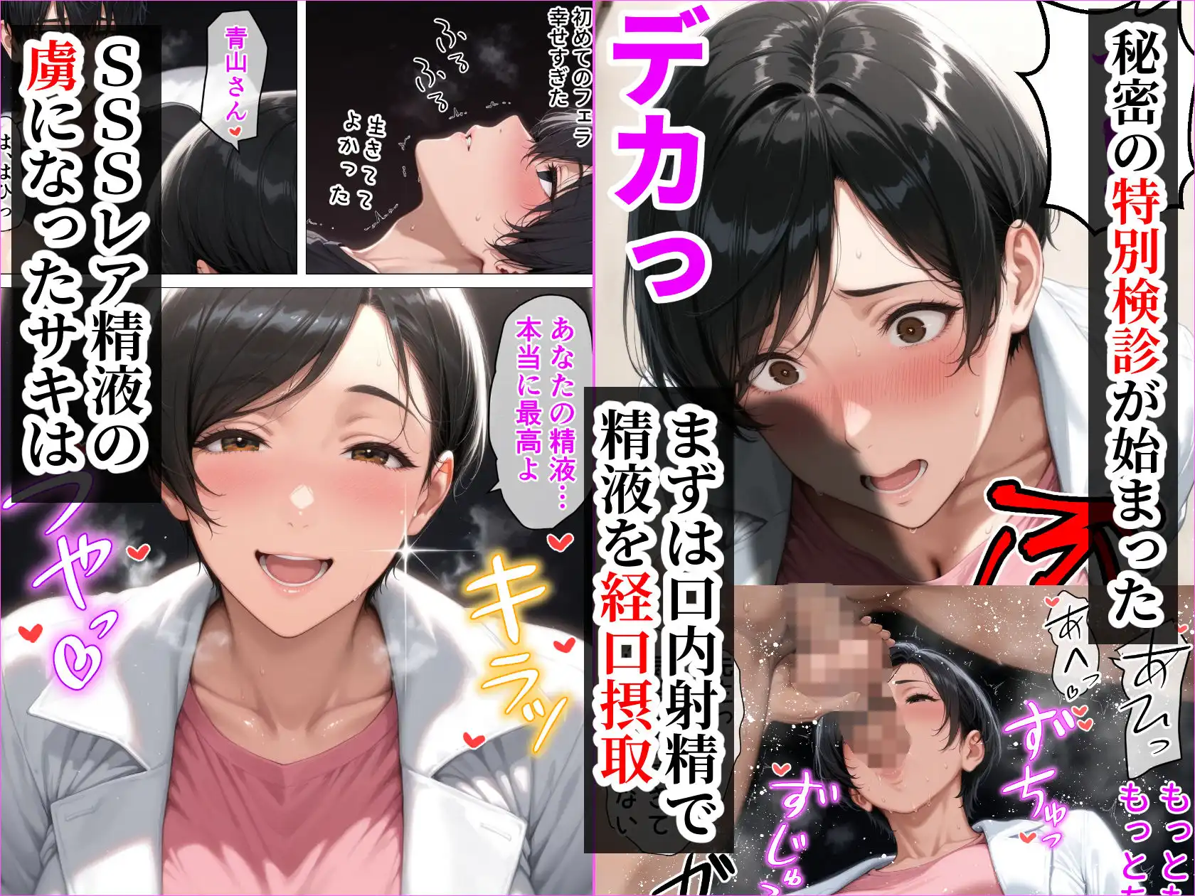 【精液が最強の美容薬の世界】 SSSレア精液で人生逆転!むちむち人妻女医の特別検診 - サンプル6
