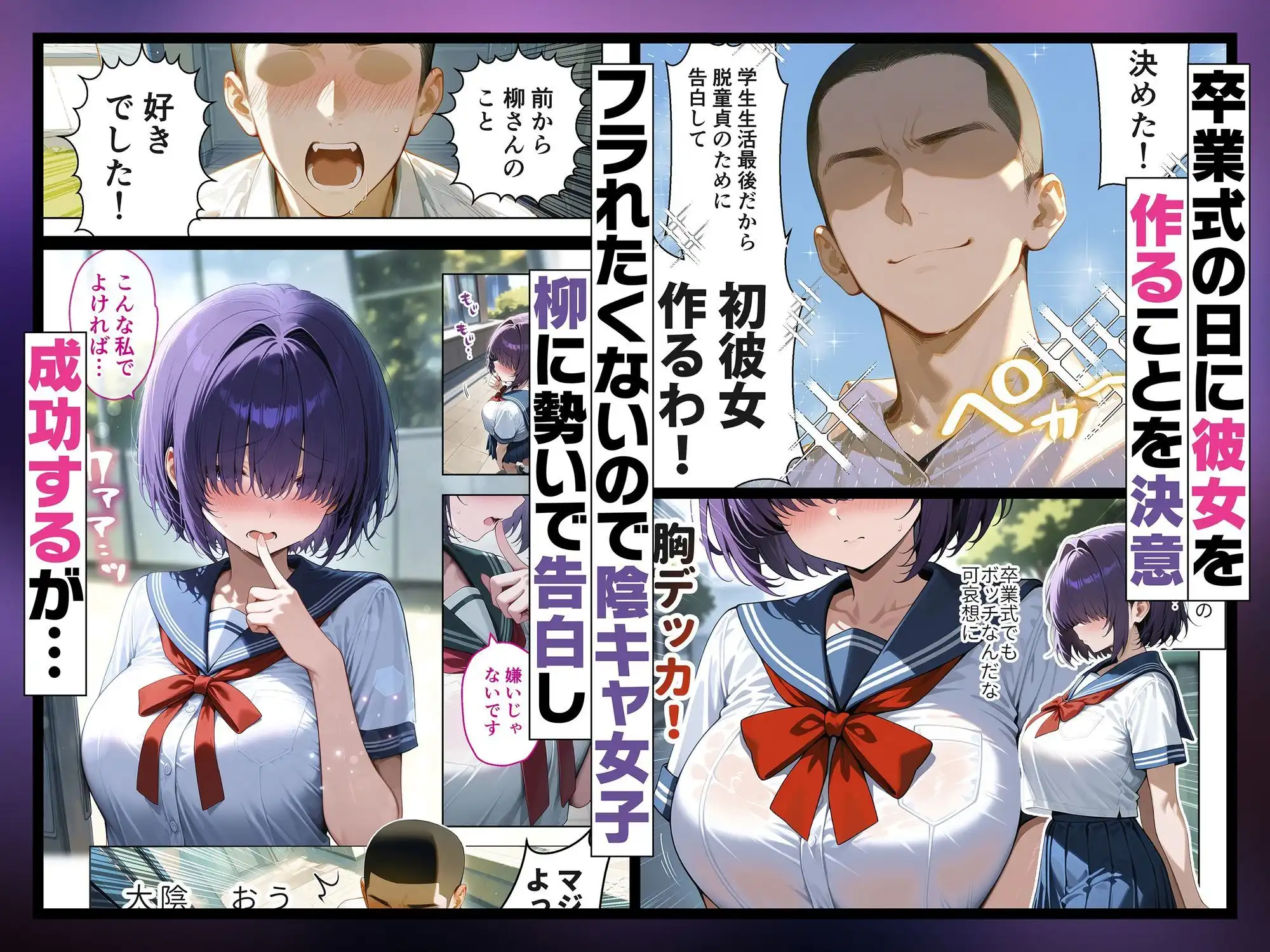 メカクレ陰キャ女子がちょろすぎたので彼女にしてみた話 - サンプル1