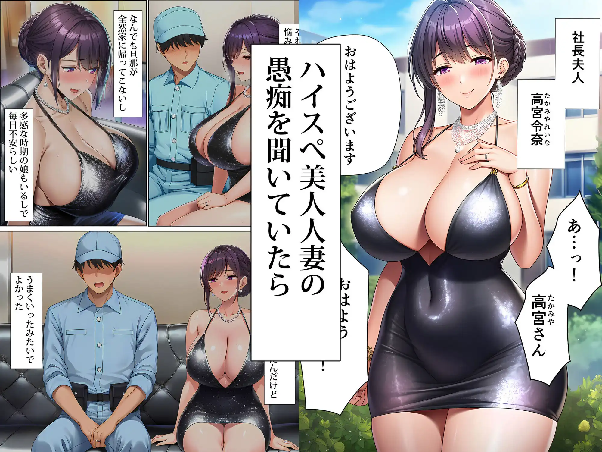 超高級マンション清掃員の俺、仕事ついでにハイスペ美人居住者たちの愚痴を聞いていたら完全合意の中出しハーレム生活を送ってしまう - サンプル2