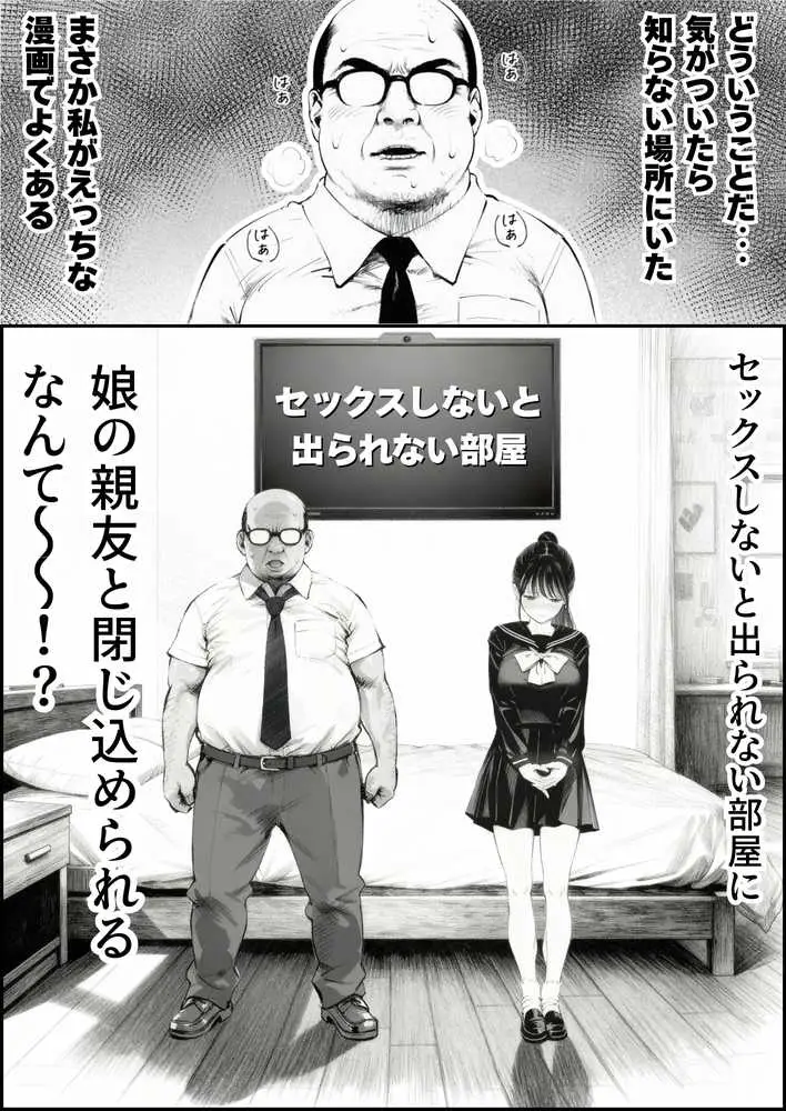 セックスしないと出られない部屋に娘の親友と閉じ込められたんだが・・・ - ページ02
