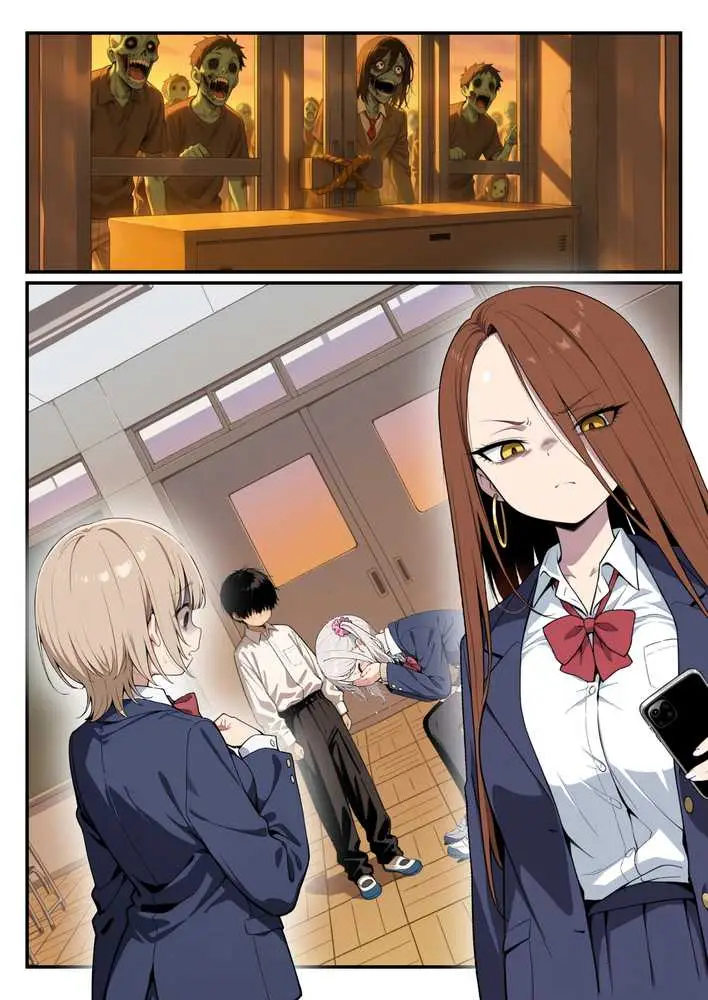 ゾンビに支配された学園で冴えない童貞のオタク君が少女たちの救世主になる話 - ページ09