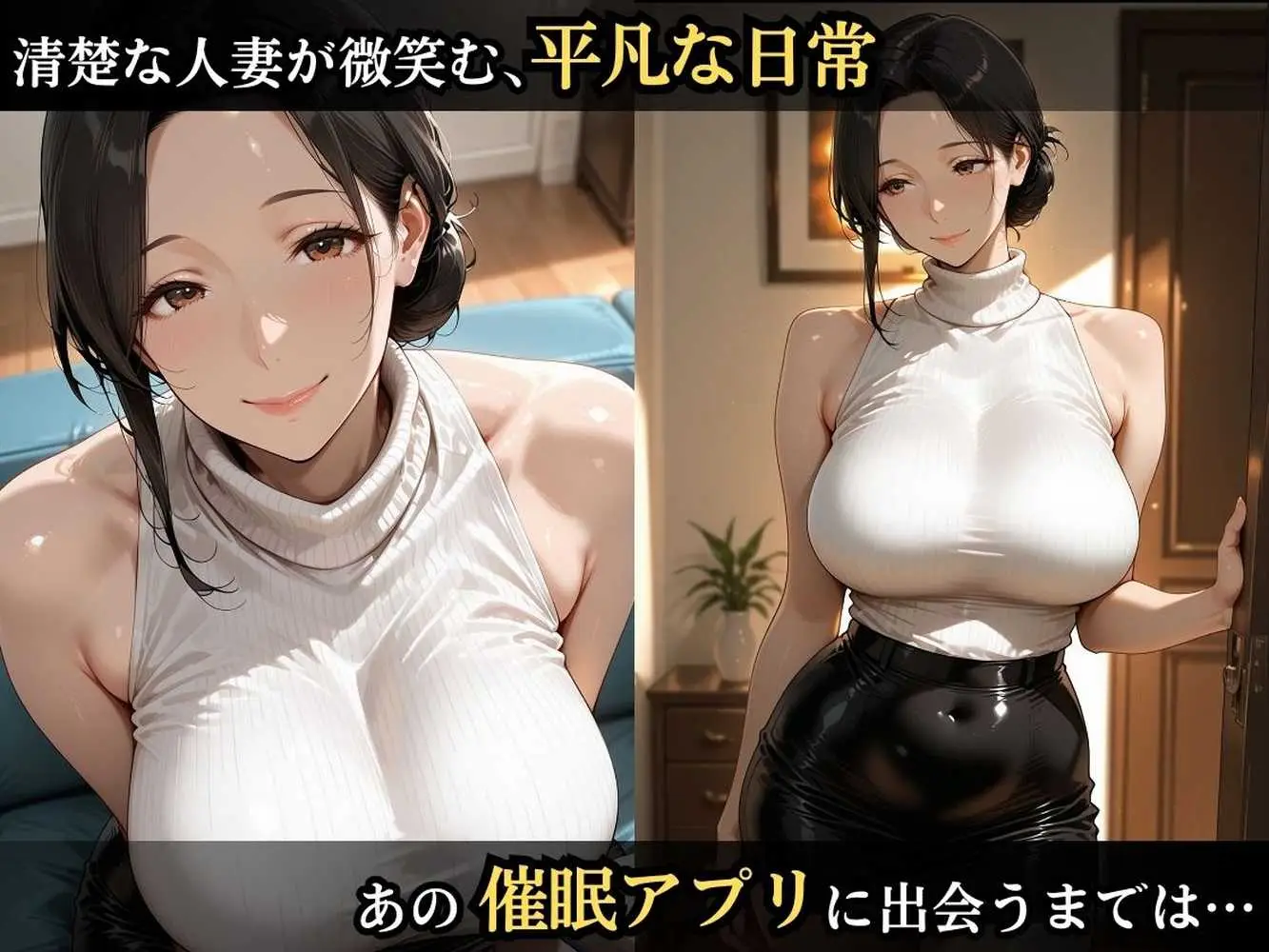 【総集編・セリフ有】催●アプリで人妻を調教したら娘も巻き込んで親子丼になった話〜総集編 1〜 - ページ03