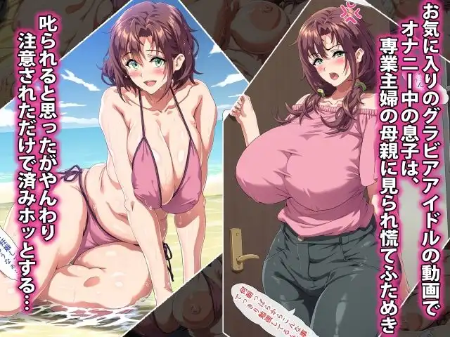母親が自分好みのスケベなメスだと自覚した息子は… - サンプル1
