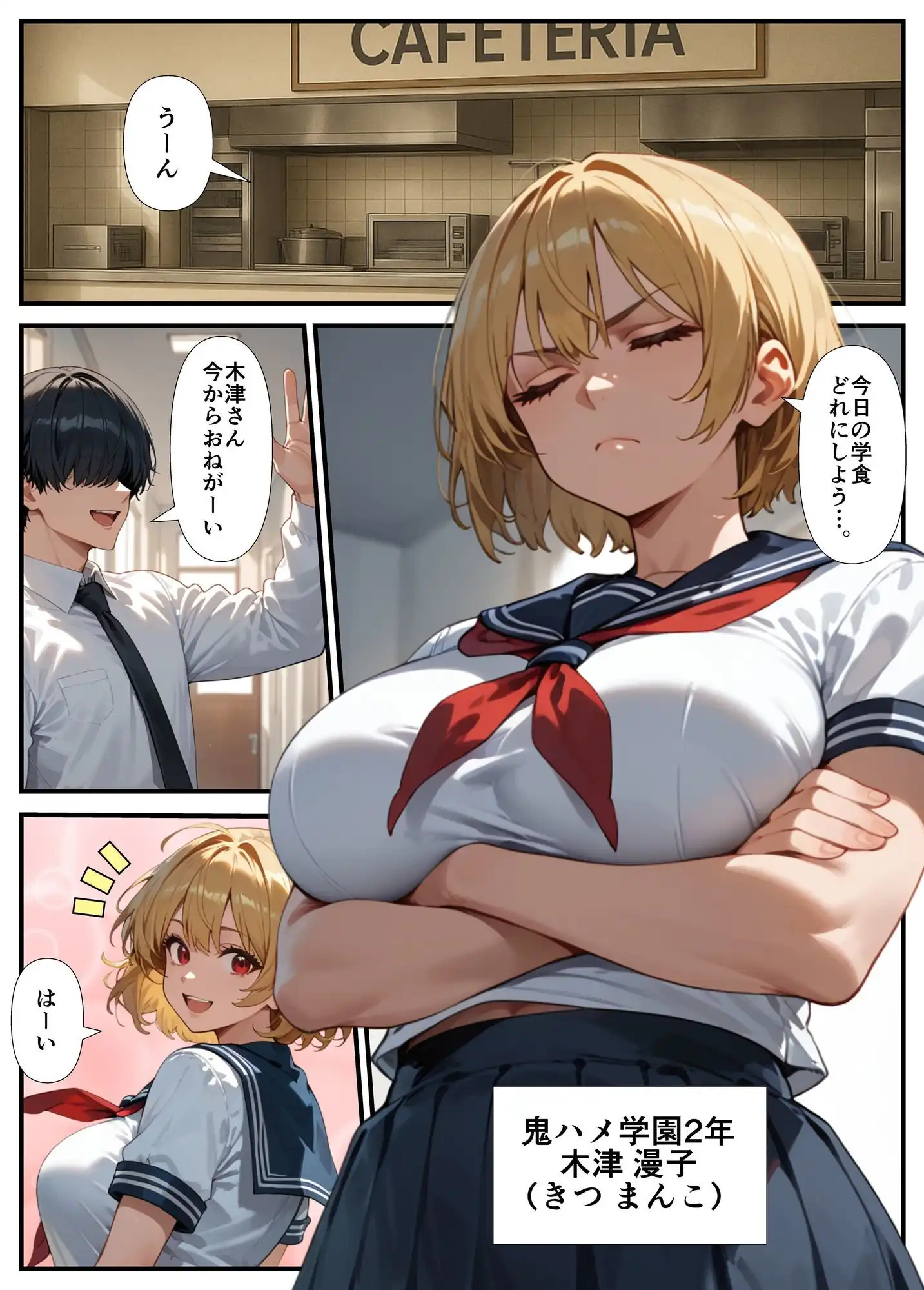 巨乳ギャルが先輩彼氏と教室でセックス！？ 撮影に成功した俺はこれをネタに本番の交渉をするwww