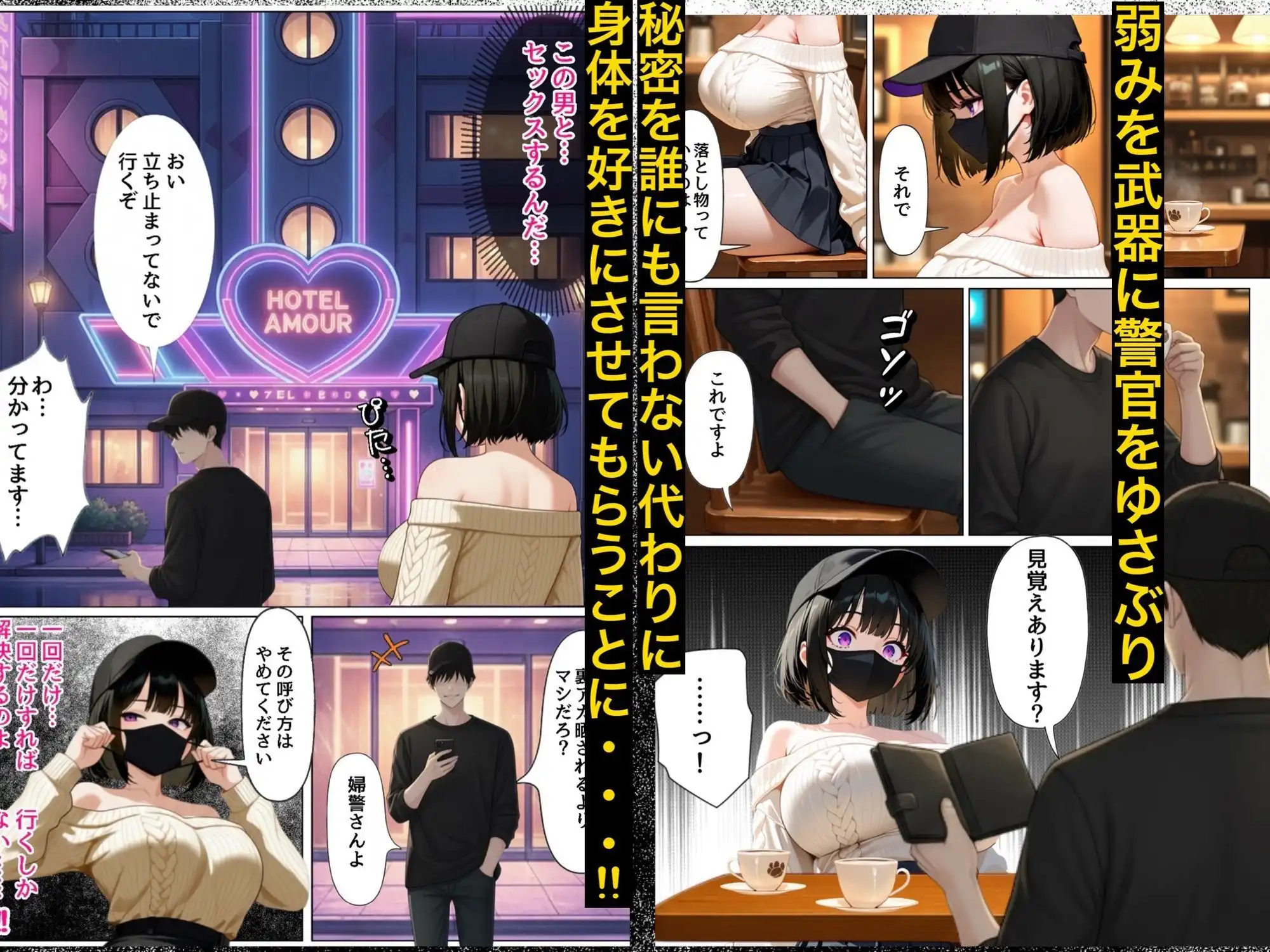 強気な裏アカ警察官、潮だくセックスで二か月後に分からされる話 - サンプル4