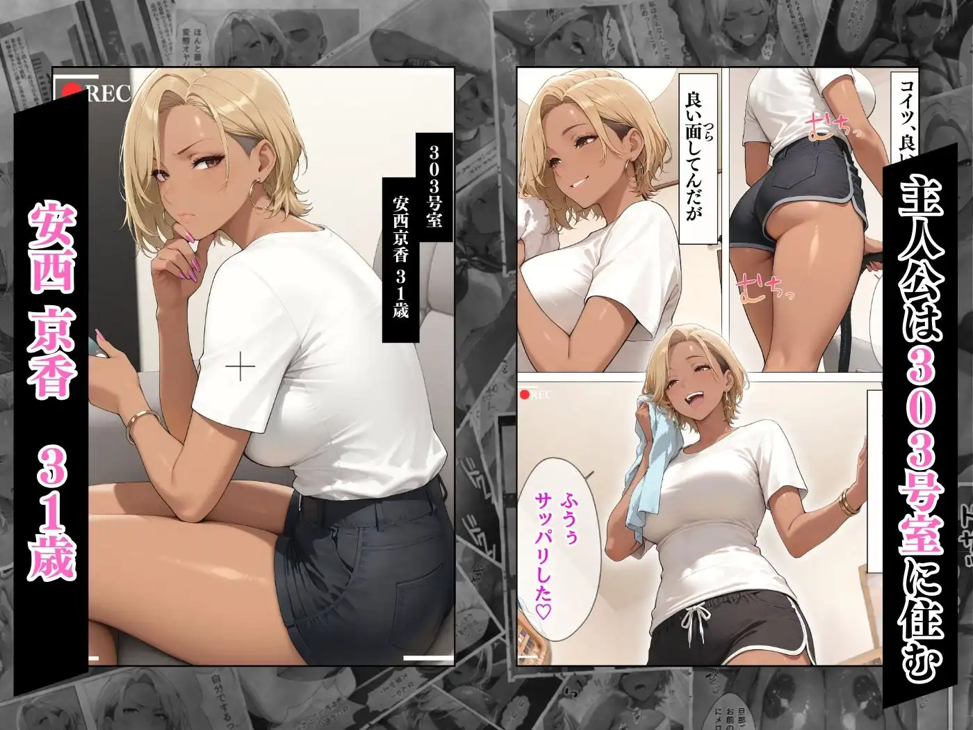 【4K高画質】人妻限定アパート 303号室 安西京香 〜大家のペットになった日編〜 - サンプル3