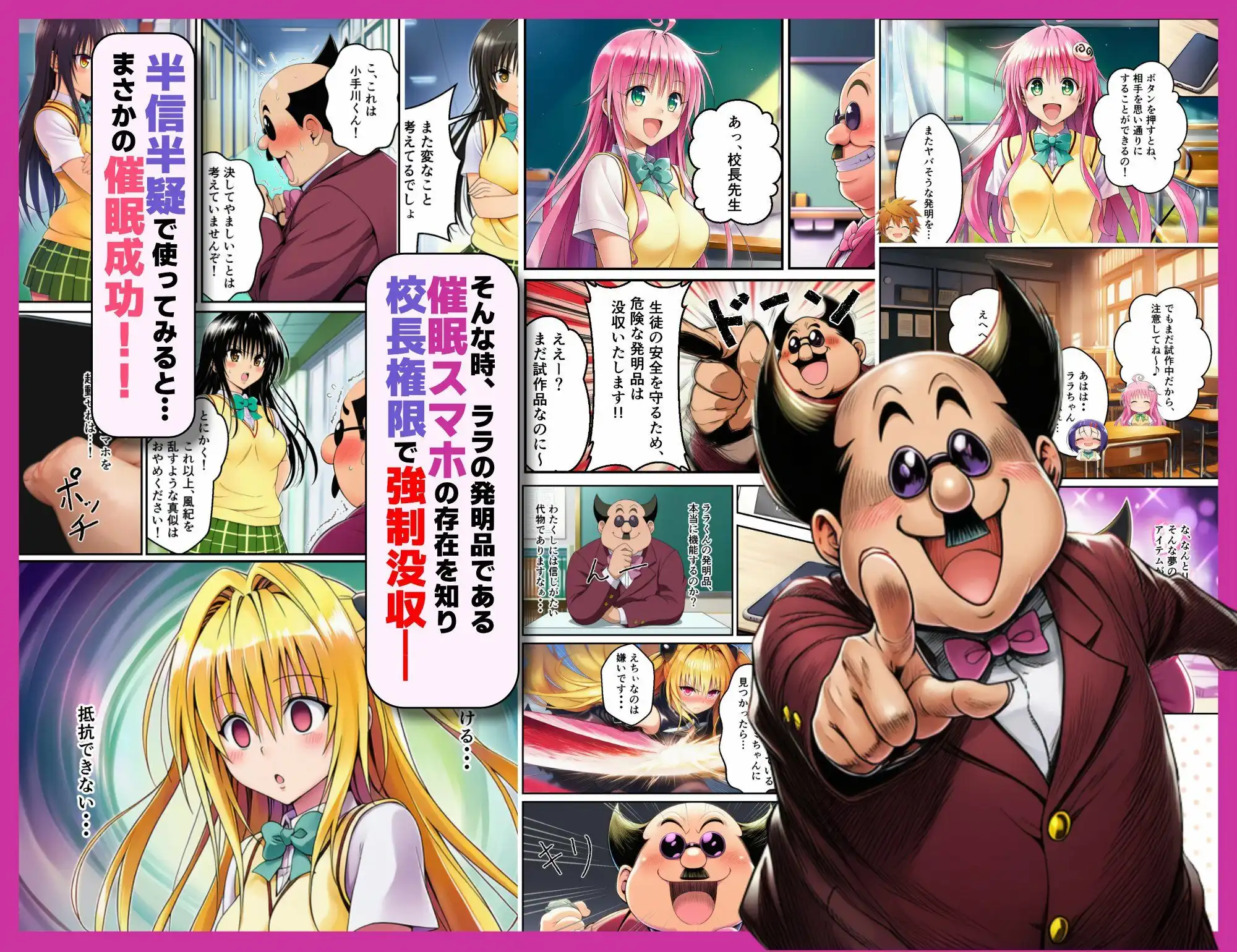 【T〇 Loveる】催●スマホで女子生徒を妊娠させてみた - サンプル2