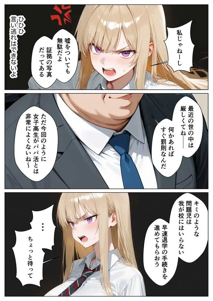 パパ活がバレて退学寸前の金髪巨乳ギャルと復讐セックスした話 - ページ27