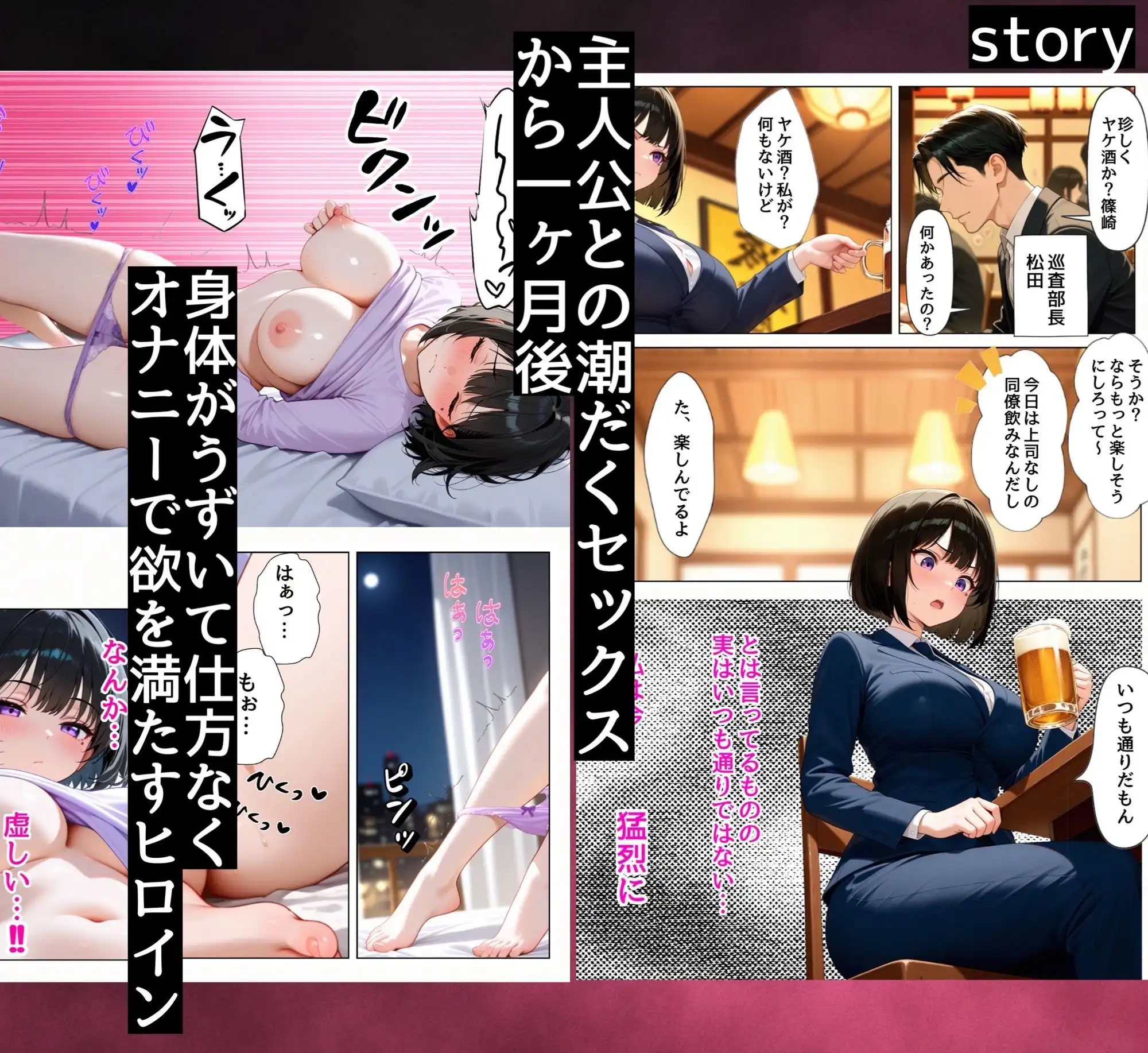強気な裏アカ警察官を潮だくセックスでわからせたので再教育して完堕ちさせる話 - サンプル2