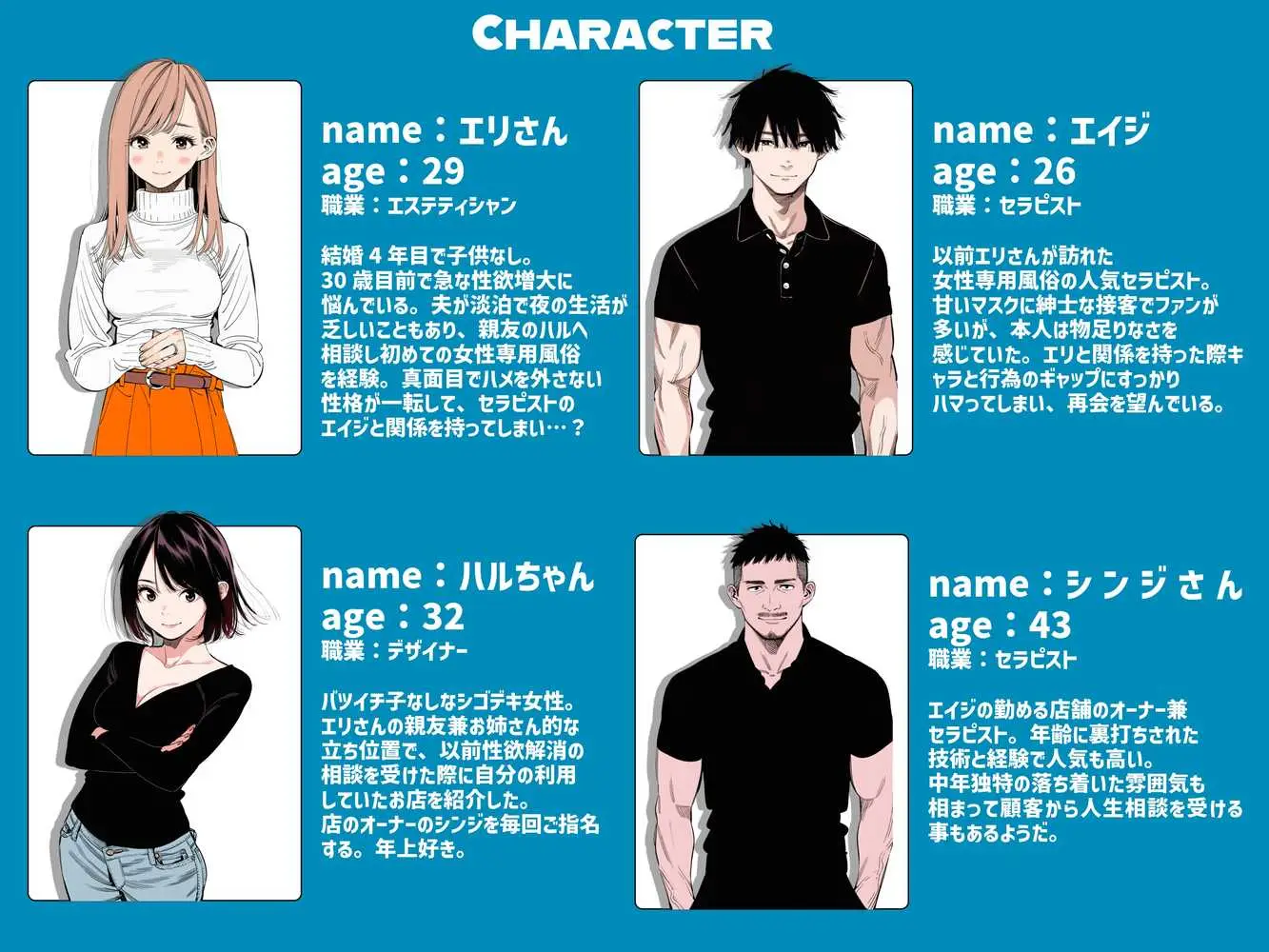 【続編:エリさん2】人妻達の憂鬱・真面目な人妻エリさん2親友のハルちゃんと一緒に風俗編 - ページ01