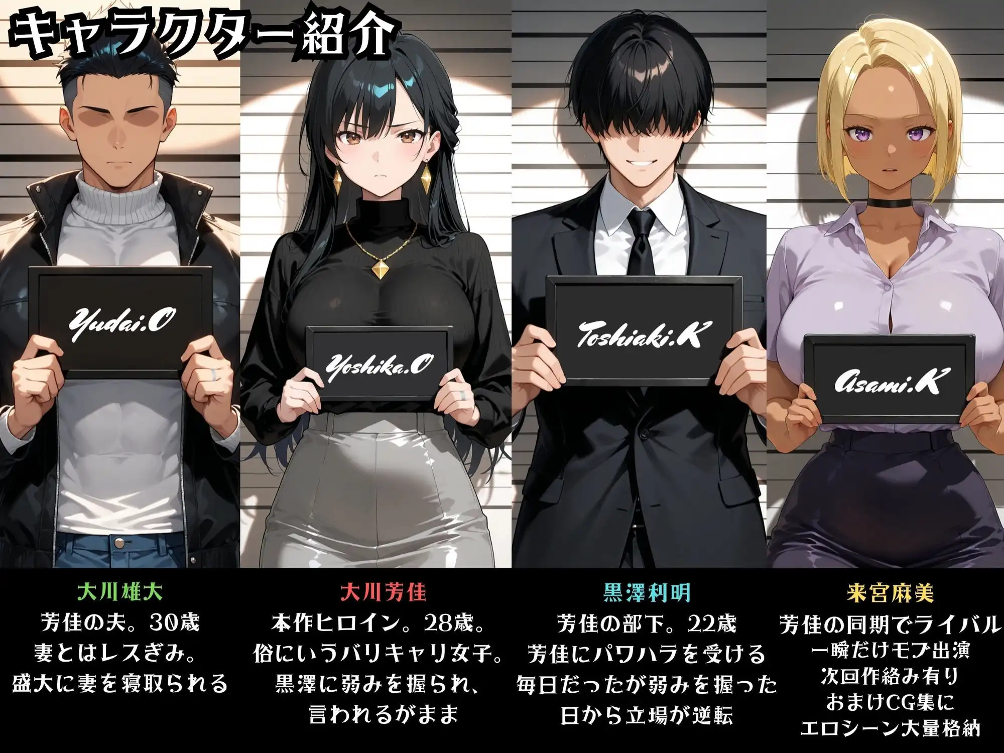 【完堕ち編】パワハラ人妻上司 復讐NTR調教 〜弱みを握られて言いなりに〜 - サンプル1