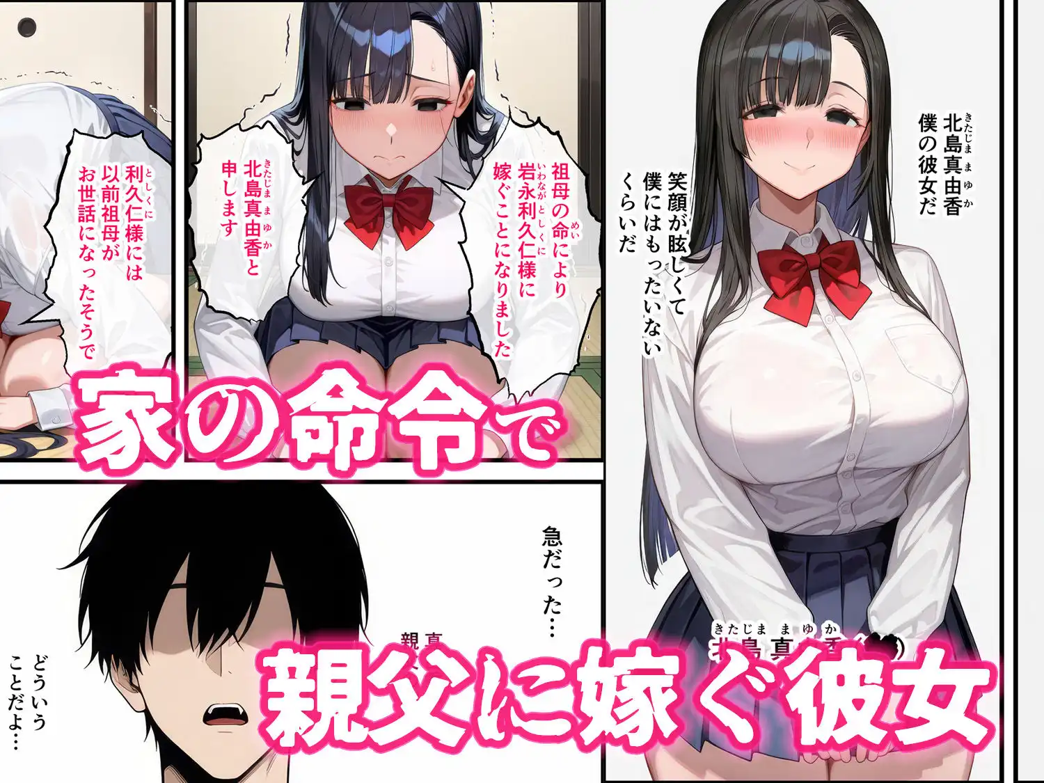 父の子を孕む彼女、彼女が母になった日〜最愛の彼女が寝取られて、父とボテ腹セックスの日々を過ごす - サンプル3