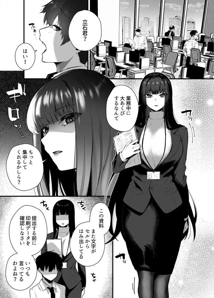 クールな女上司の愛し方-別れ話をしたらラブホで精液を搾りとられた話- - ページ01