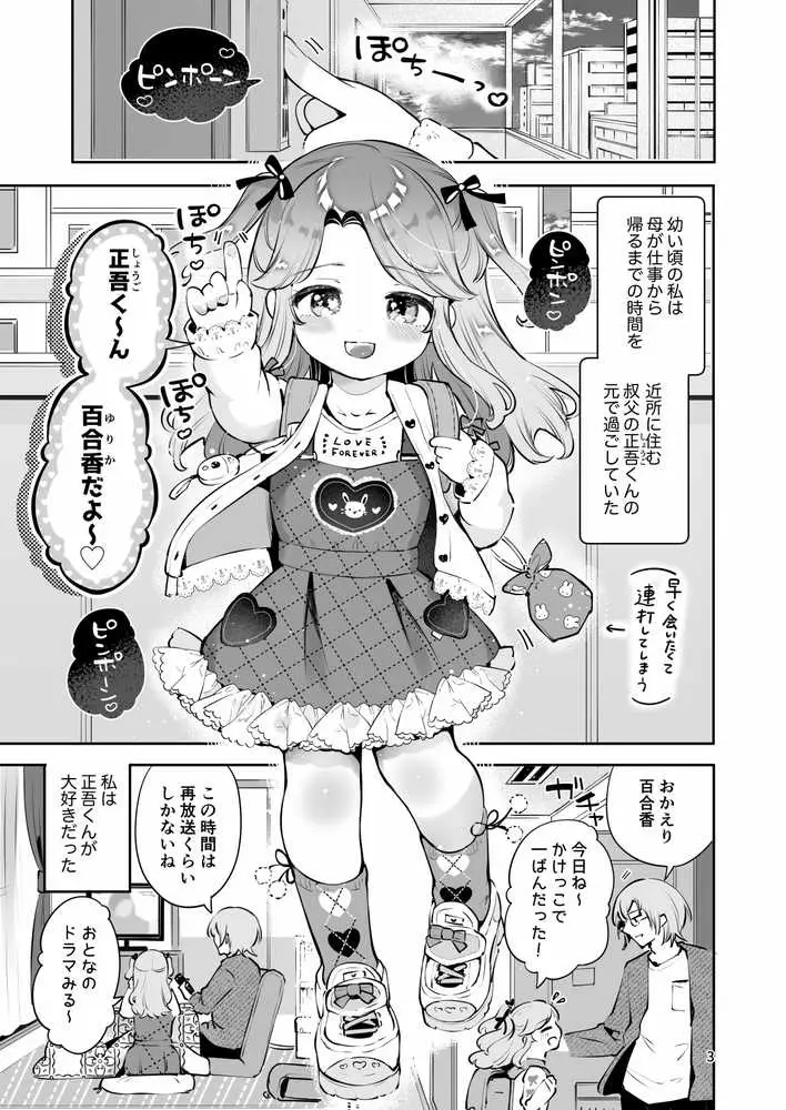 叔父が大好きな巨乳JK姪に生ハメおねだりされる話〜叔父さんのお嫁さんになりたい〜 - ページ01