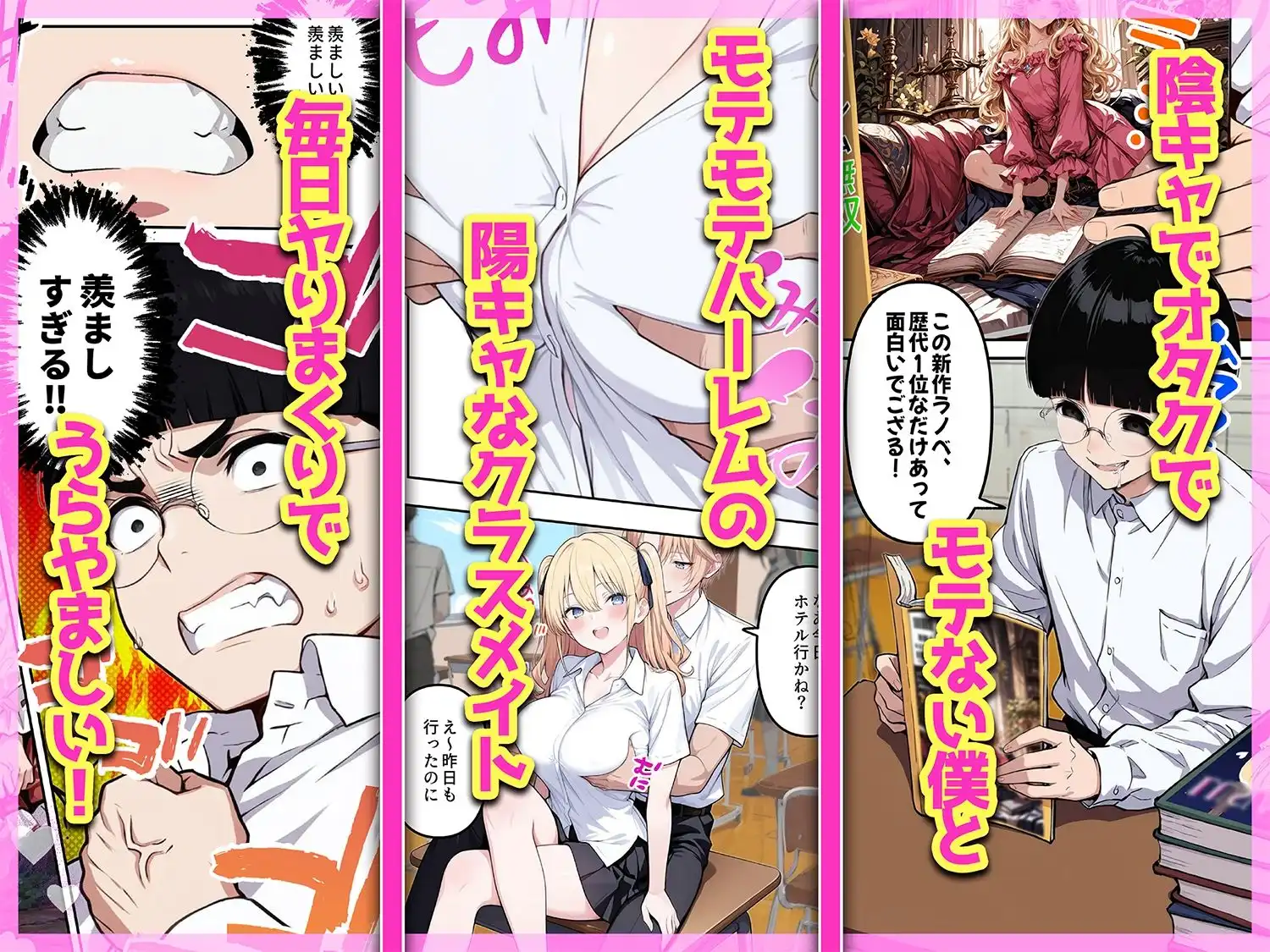 陰キャヲタクであればあるほど!モテる世界で僕はヤリチンになりました - サンプル1