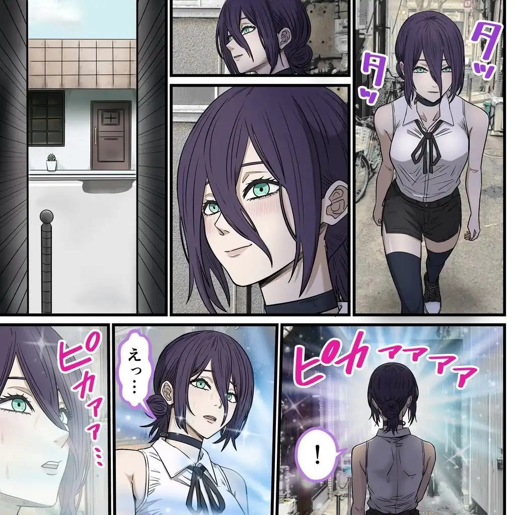 アニメキャラとセックルできるアプリ41、「チェーン〇ーマン」レゼ編 - サンプル2