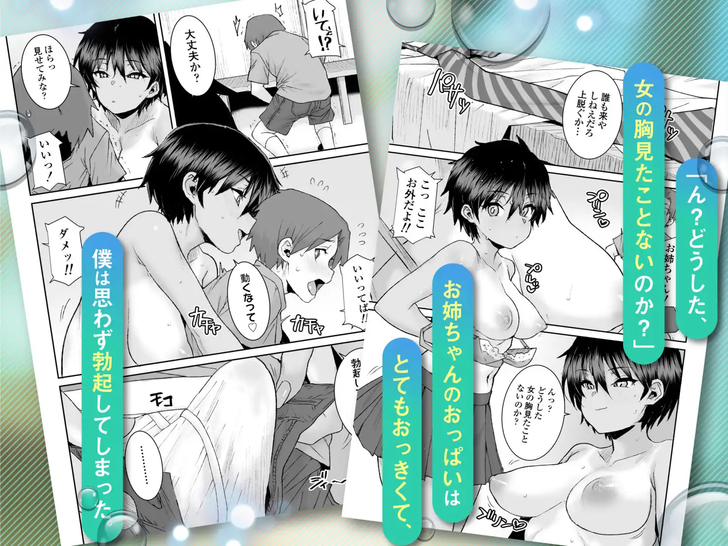 無口で気の強いボーイッシュなお姉ちゃんで僕は童貞を卒業しました - サンプル2