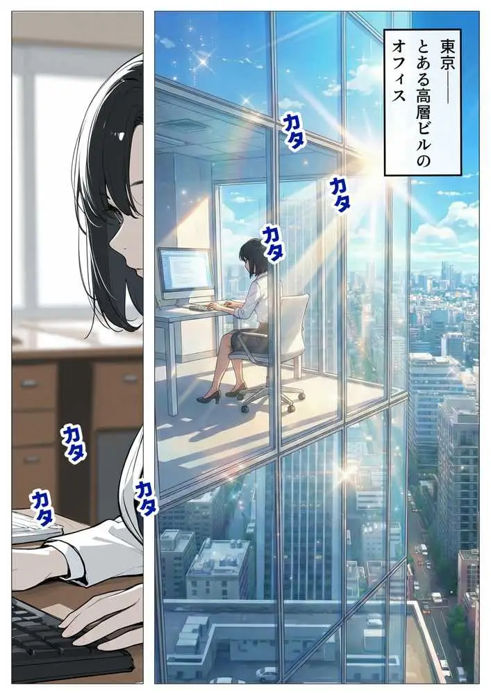 完璧女上司 無能部下のマッサージを受け 故郷の訛りで大絶叫 - ページ01