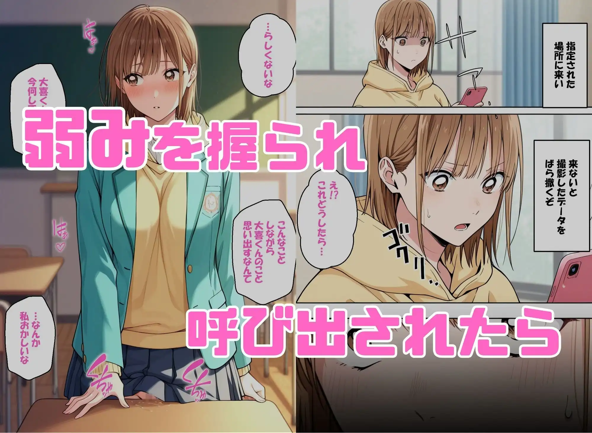 寝取られ女子 弱みをネタに支配された 鹿〇千夏 - サンプル1