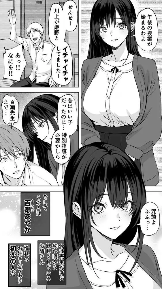 【ねとりさま】ギャル彼女も女教師も目の前で寝取られる。俺はただ見せつけられるだけ… - ページ04