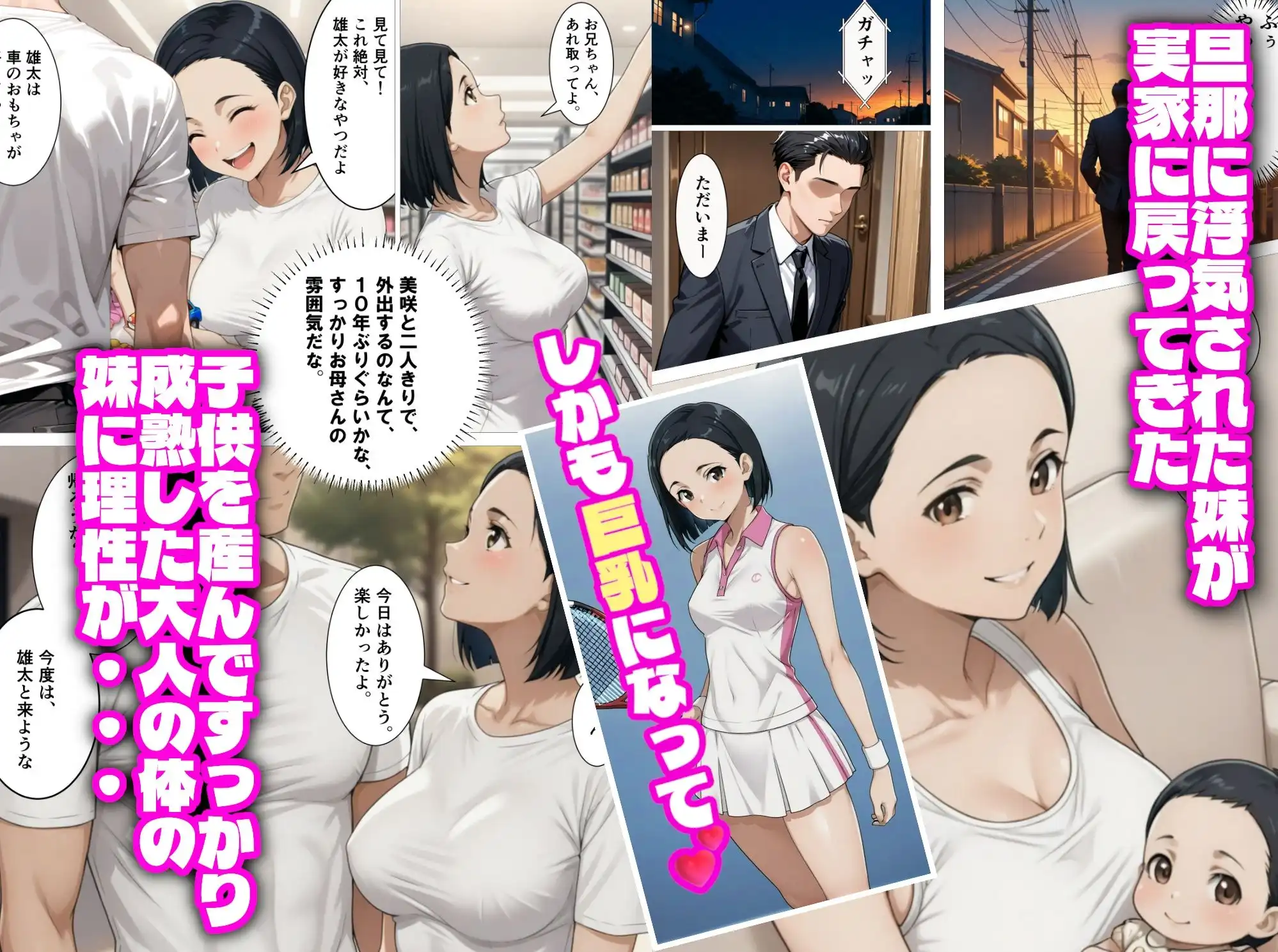 出戻り妹が巨乳になっていたので嫁にしてしまった話 - サンプル1