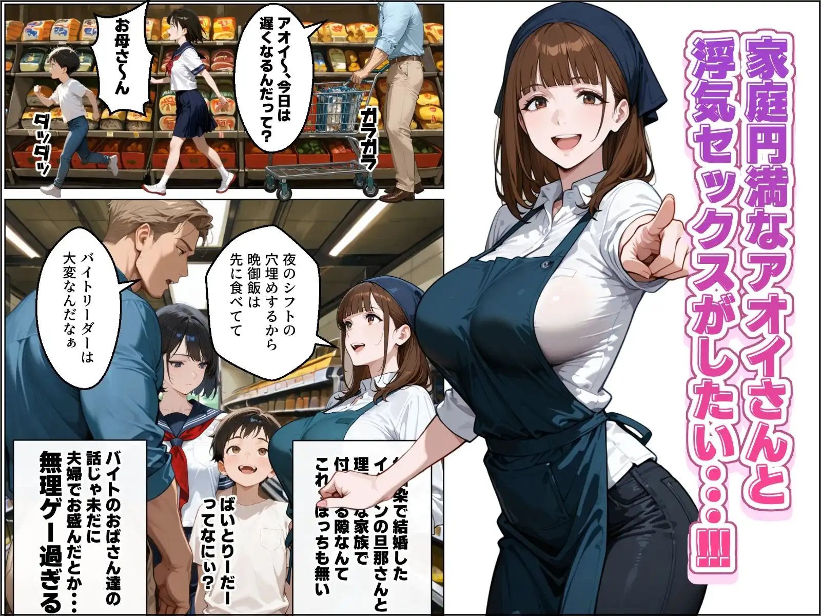 良妻賢母の記憶を改変して托卵させる話 - サンプル2