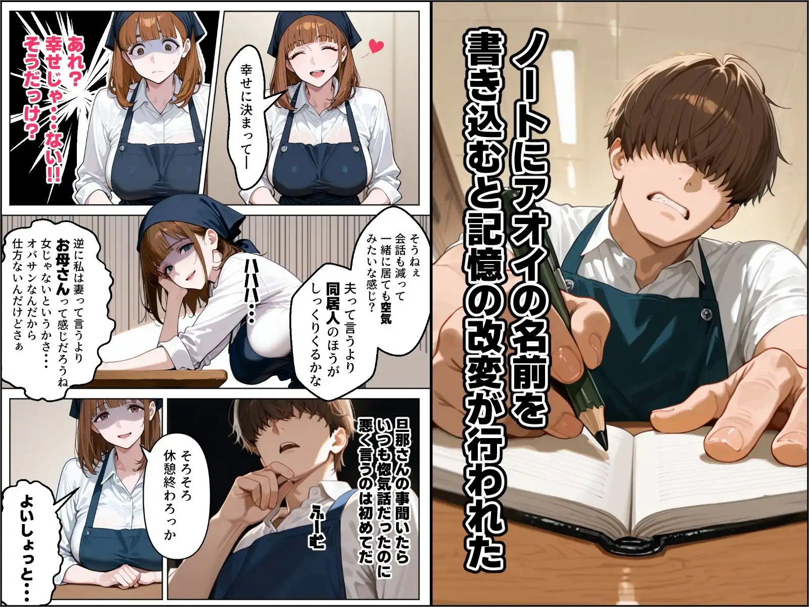良妻賢母の記憶を改変して托卵させる話 - サンプル4