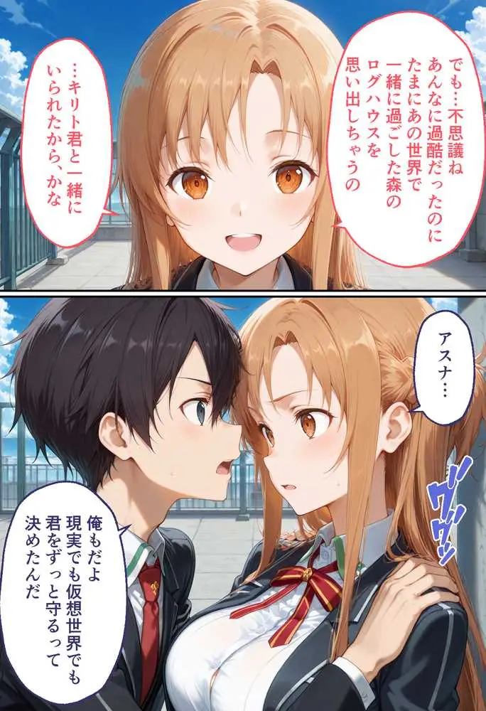 弱みを握られた俺の彼女が寝取られ堕ちるまで アスナ編 - ページ02