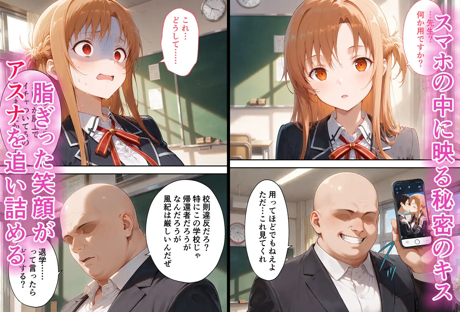 弱みを握られた俺の彼女が寝取られ堕ちるまで アスナ編 - サンプル2