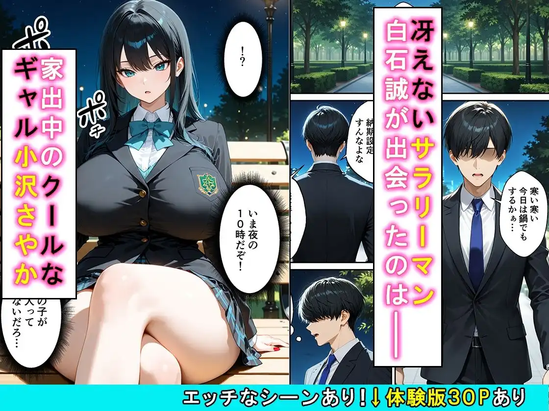 家出したクールなギャルを拾ったらベタ惚れされてイチャラブセックスした話 - サンプル1