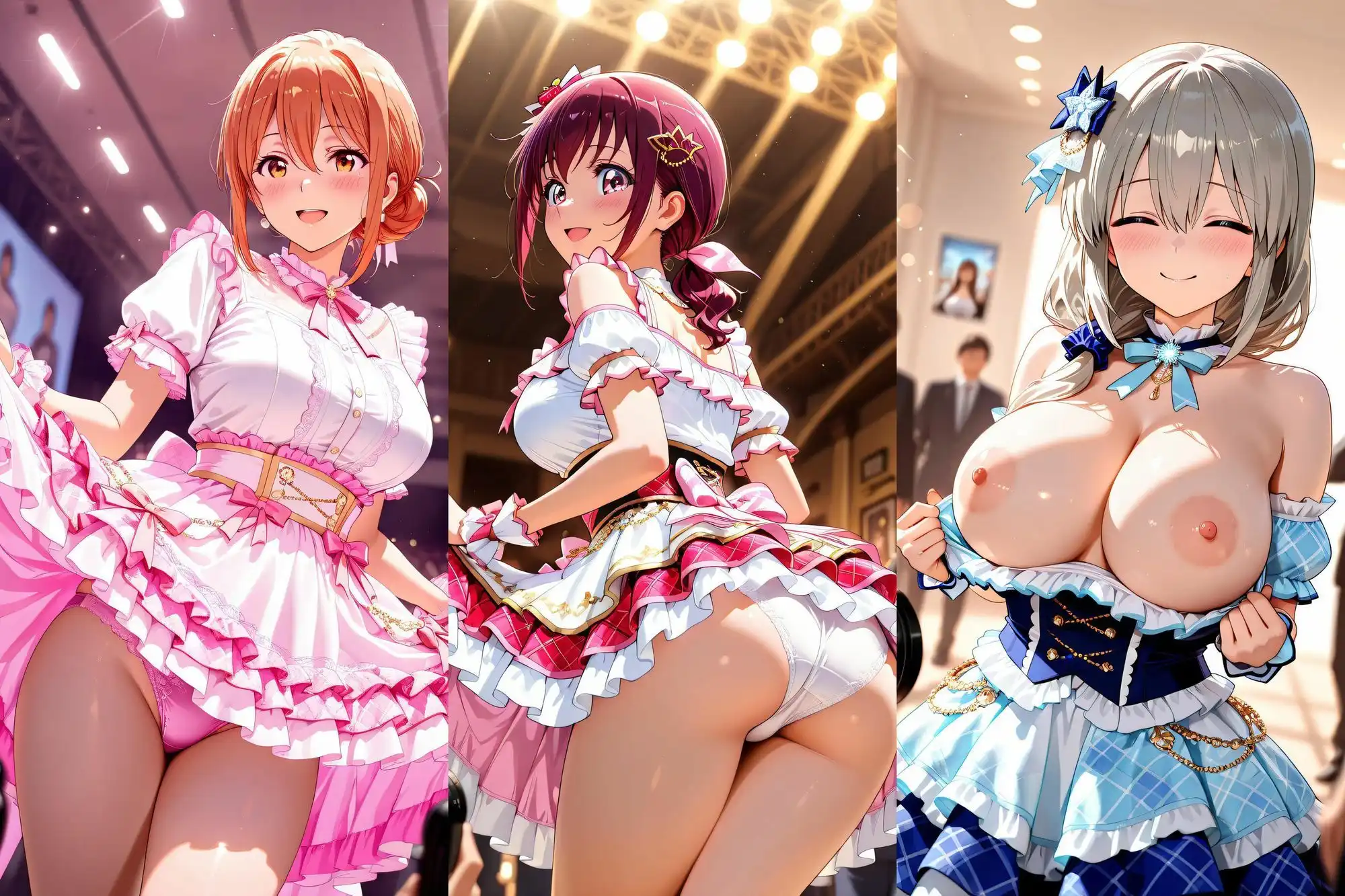 人妻アイドルの絶頂中出しライブ - サンプル2