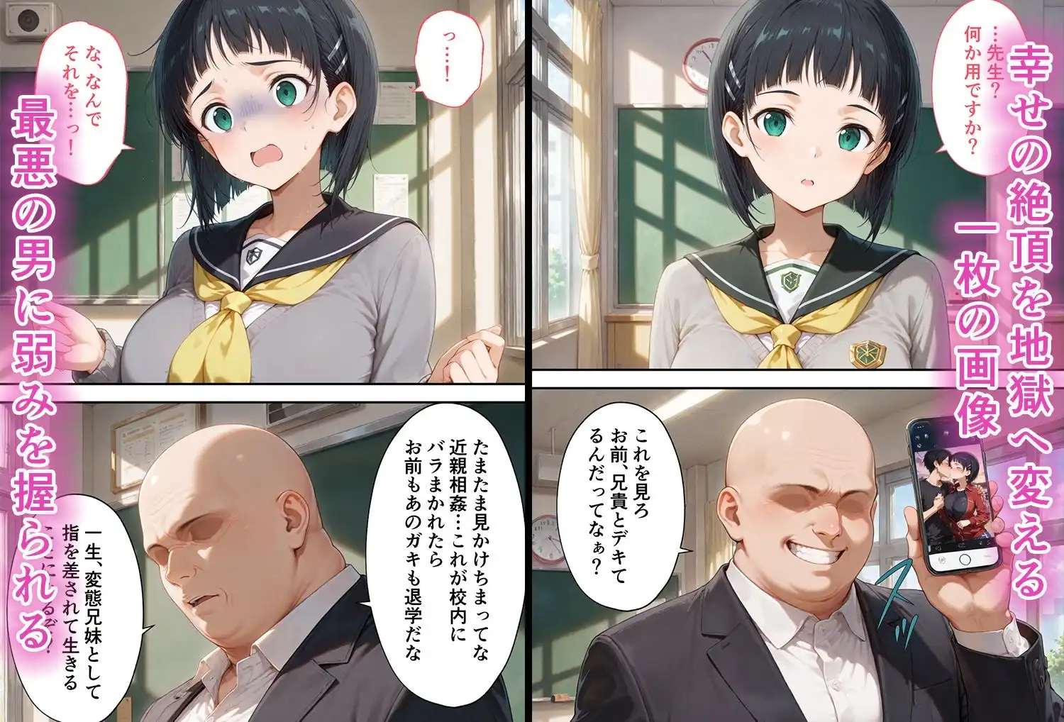 弱みを握られた俺の彼女が寝取られ堕ちるまで 直葉編 - サンプル2