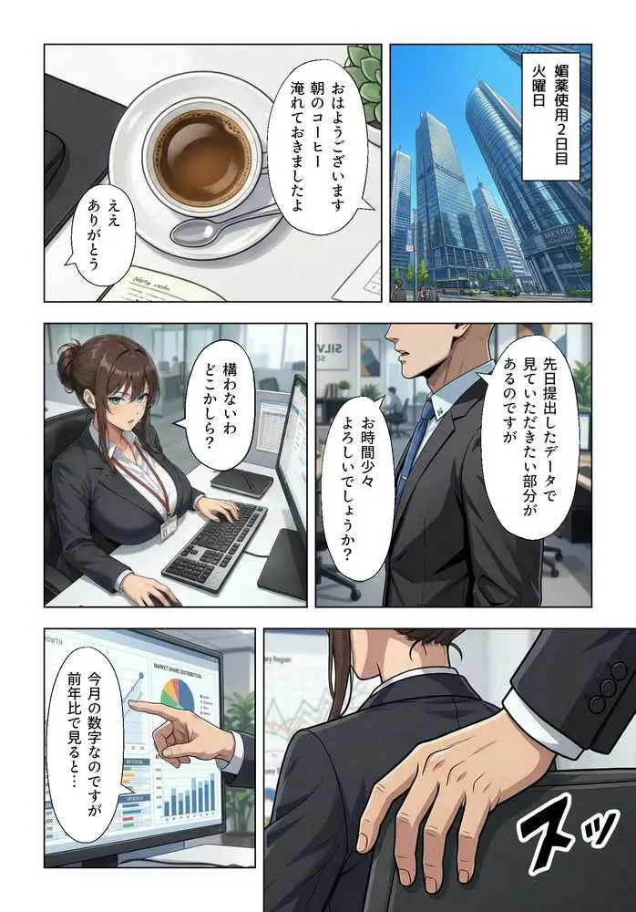 人妻女上司(39)に毎日一滴だけ媚薬を盛ってみた - ページ05