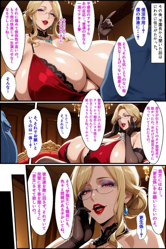 爆乳お嬢様もドスケベ熟女も特異体質で更生させる!学園長も先生もメイドも学園生も完堕ちさせてラブラブする話 - ページ14